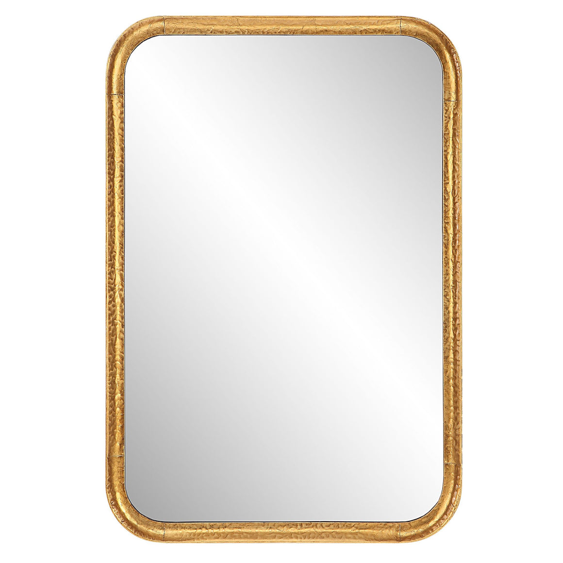 Lightly Antique Gold Leaf with Glaze Mirror
