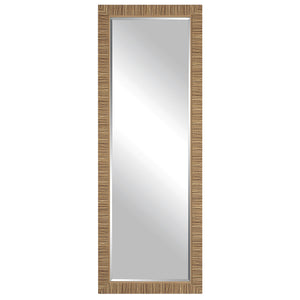 Tall Rattan Rectangular Mirror