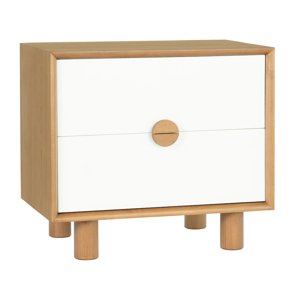 Zoe Two Drawer Nightstand