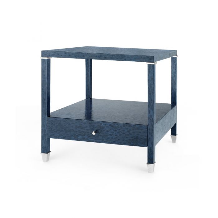 1-Drawer Side Table - Deep Blue | Alessandra Collection | Villa & House