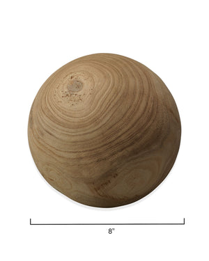 Malibu Wood Balls in Natural Wood (set of 3)
