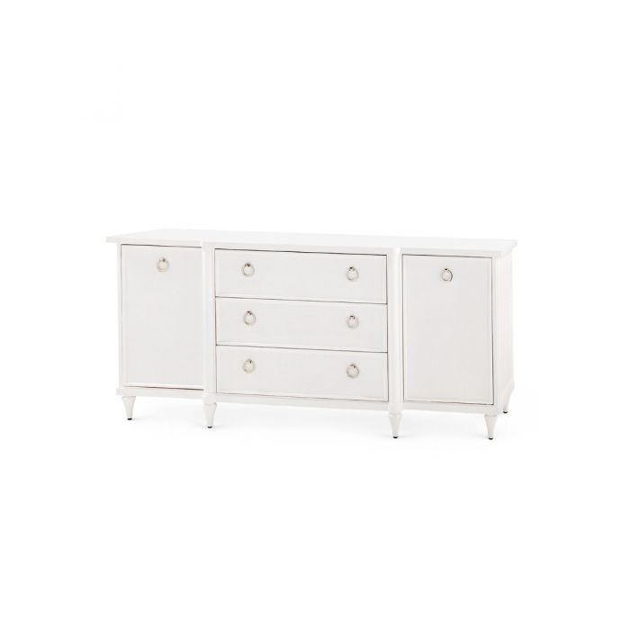 3-Drawer 2-Door Cabinet - White | Fairfax Collection | Villa & House