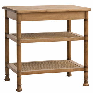 Furniture - Wellesley Two-Shelf Side Table - Almond ( 28 Finish Options )