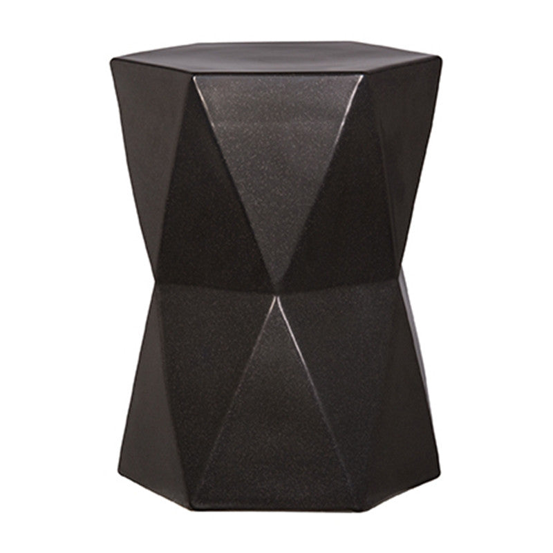 Garden Stools - Matrix Garden Stool - Gunmetal