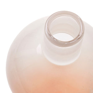 Large Mouth Blown Seeded Glass Vase – Blush Pink | GiorgioCollection | Villa & House