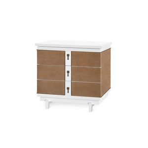 3-Drawer Side Table - White | Grant Collection | Villa & House