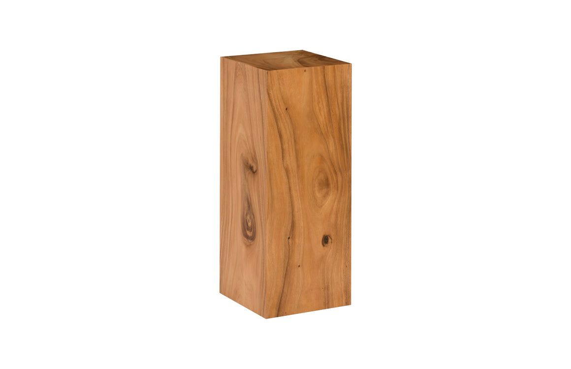 Origins Pedestal, Medium, Mitered Chamcha Wood, Natural