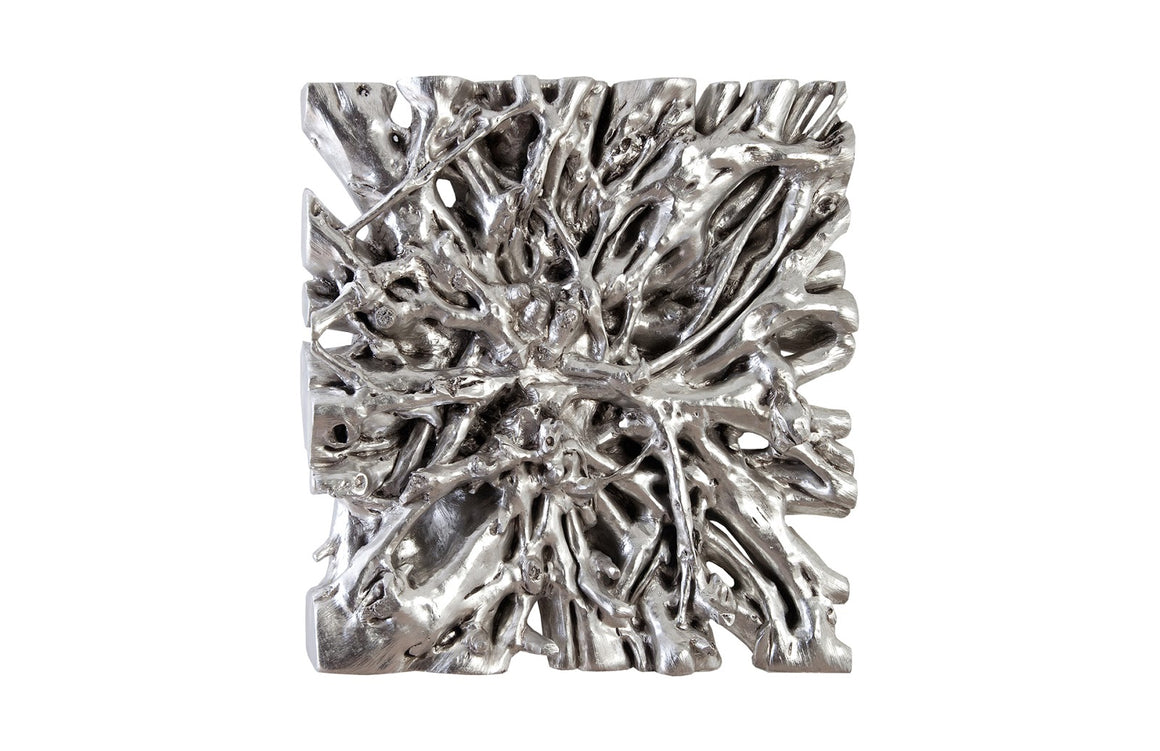 Square Root Wall Art, Silver Leaf, MD