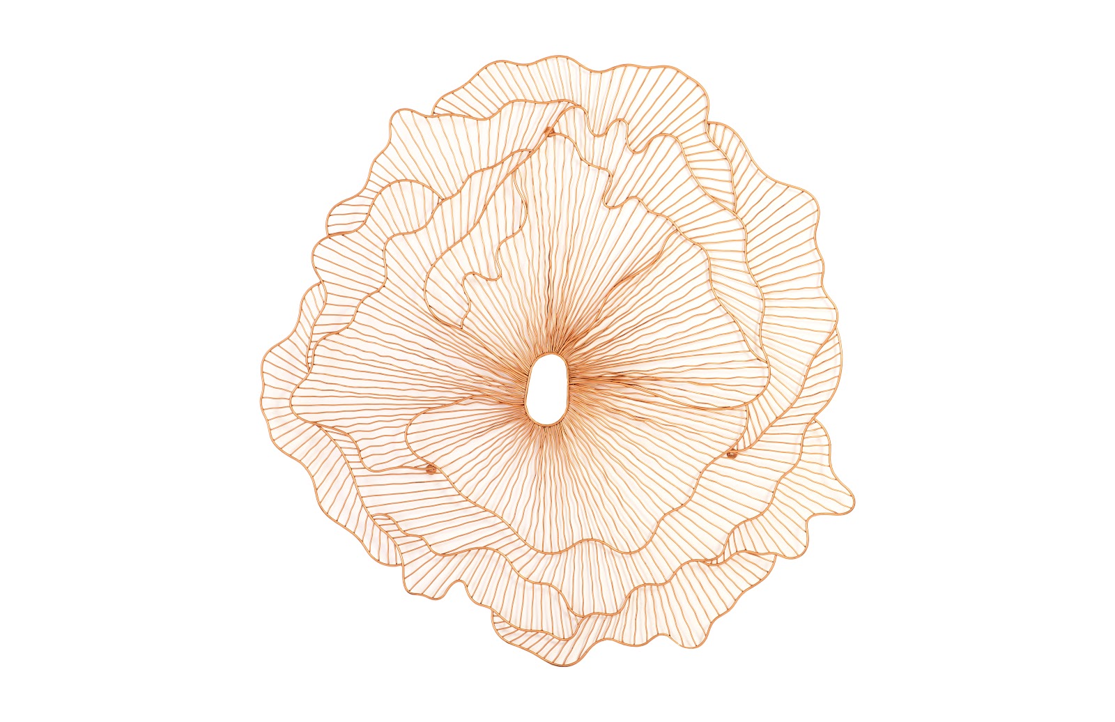 Poppy Flower Wall Art, Copper, LG