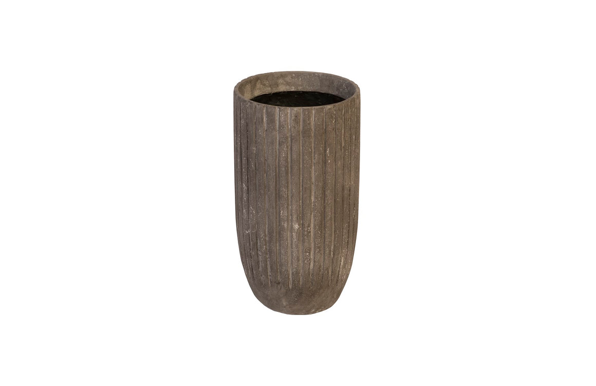 Lourdes Planter, Small, Gray
