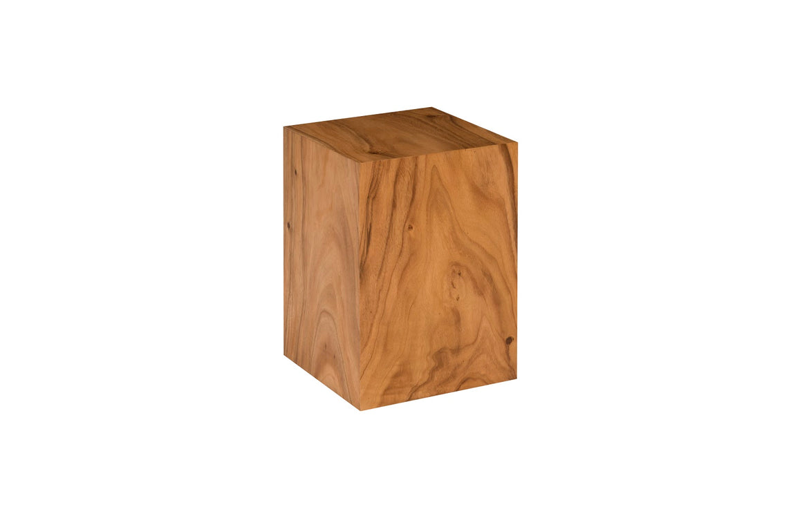 Origins Pedestal, Small, Mitered Chamcha Wood, Natural