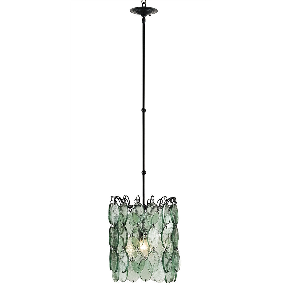 Lighting - Cascading Recycled Glass Pendant Light