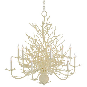 Lighting - Faux Coral Chandelier —Large