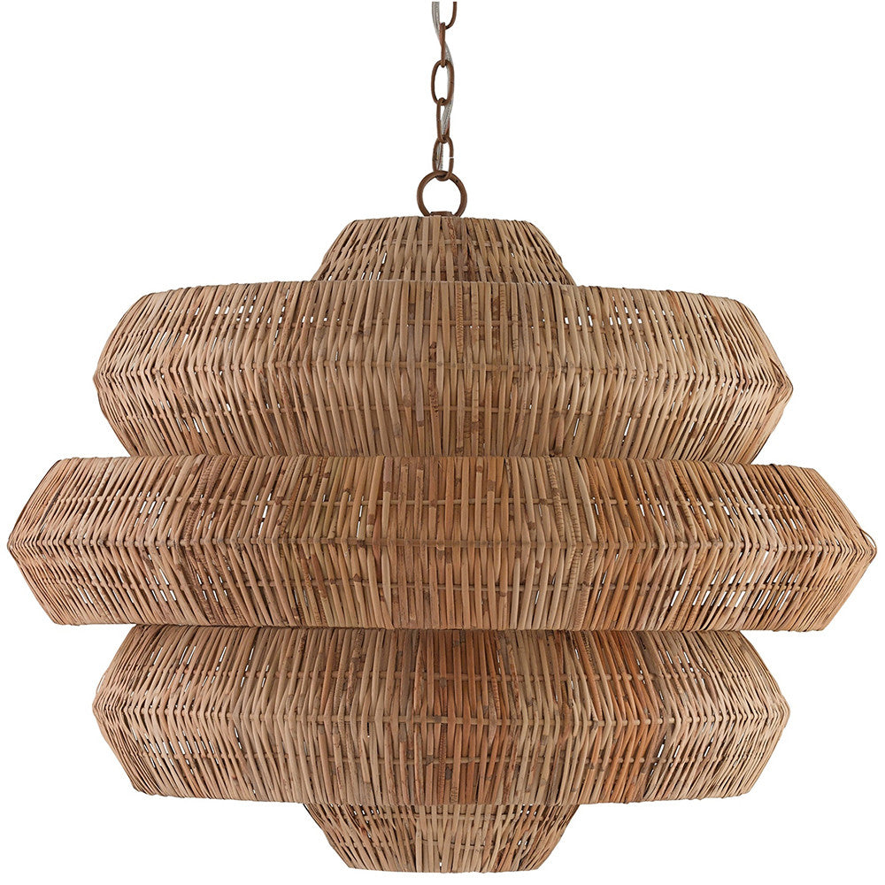 Lighting - Geometric Rattan Chandelier