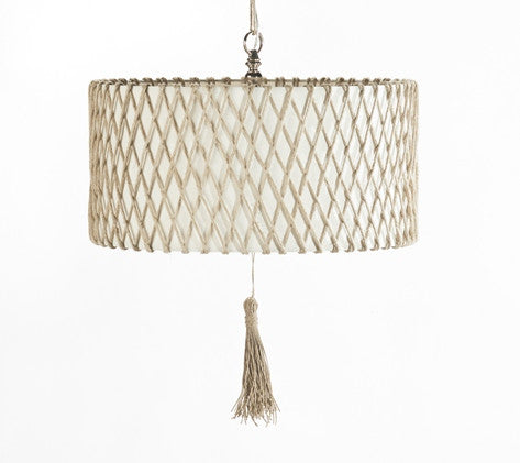 Lighting - Maya Natural Drum Chandelier