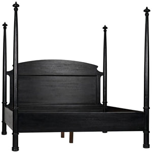 Douglas Bed, Eastern King - Hand Rubbed Black