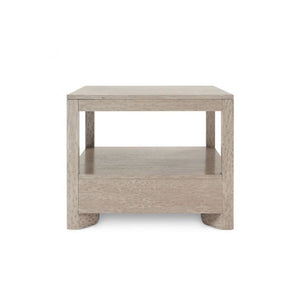 1-Drawer Side Table - Taupe Gray | Lugano Collection | Villa & House
