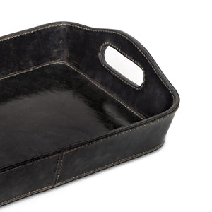 Derby Parlor Leather Tray (Black)