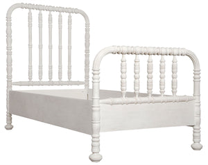 Bachelor Bed - Queen, White Wash