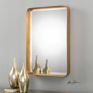 Mirrors - Dimension Framed Mirror - Antique Gold Leaf