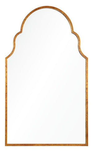 Mirrors - Grace Arched Mirror - Antiqued Gold