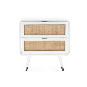 2-Drawer Side Table - White | Malmo Collection | Villa & House