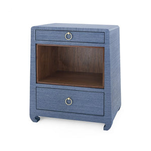 2-Drawer Side Table - Navy Blue | Ming Collection | Villa & House
