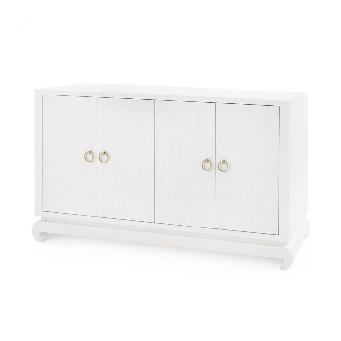4-Door Cabinet - White | Meredith Collection | Villa & House