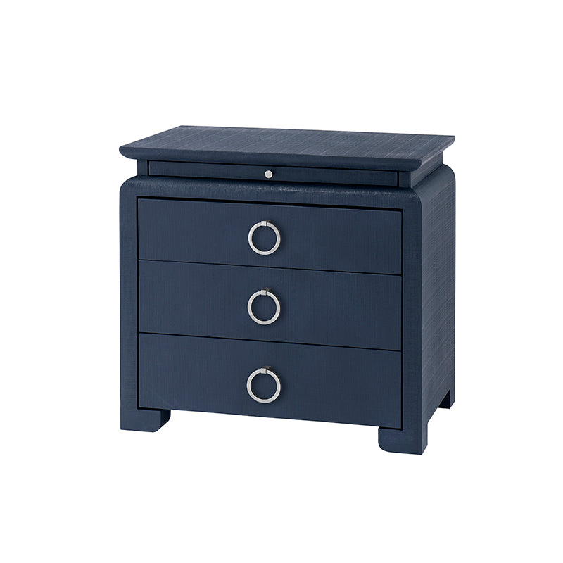 3-Drawer Side Table Storm Blue | Elina Collection | Villa & House
