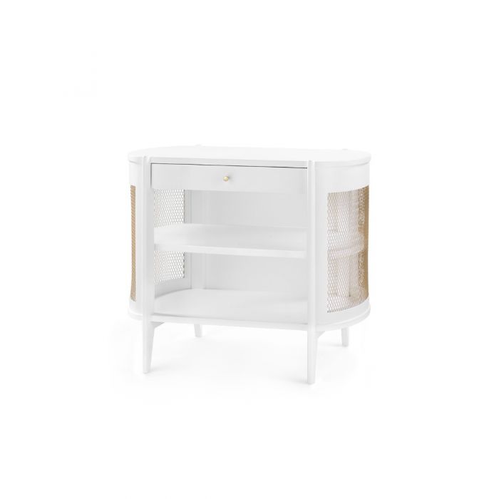 1-Drawer Side Table - White | Nadia Collection | Villa & House