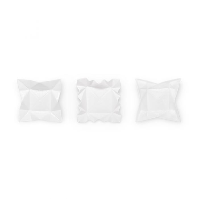 Set of 3 Catch All in White | Origami Collection | Villa & House