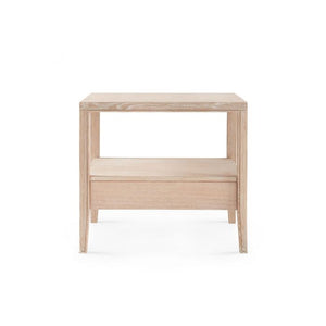 1-Drawer Side Table - Bleached Cerused Oak | Paola Collection | Villa & House