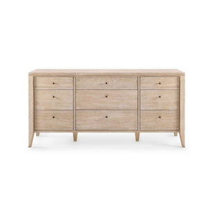 Extra Large 9-Drawer - Bleached Cerused Oak | Paola Collection | Villa & House