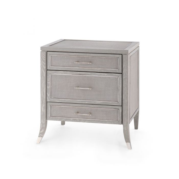 3-Drawer Side Table - Gray | Paulina Collection | Villa & House