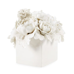 Blanc de Chine Porcelain Bouquet | Peony Collection | Villa & House