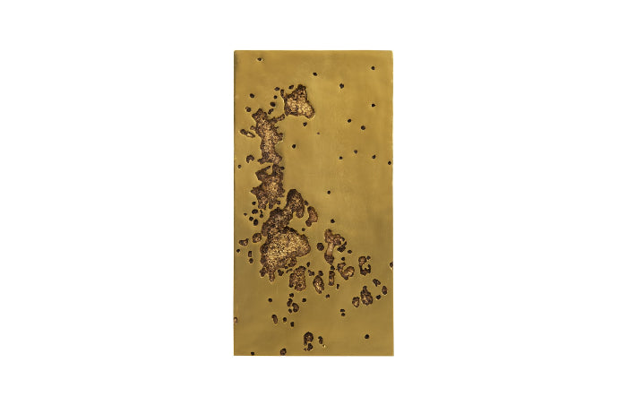 Splotch Rectangle Gold Wall Art