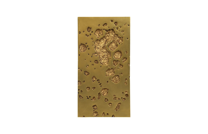 Splotch Rectangle Gold Wall Art