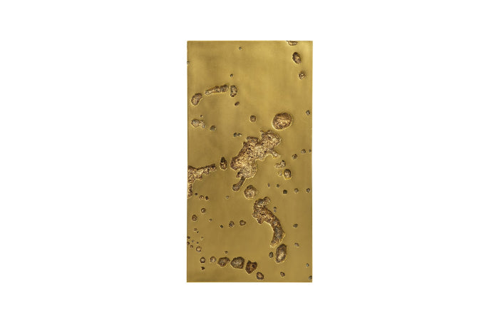 Splotch Rectangle Gold Wall Art
