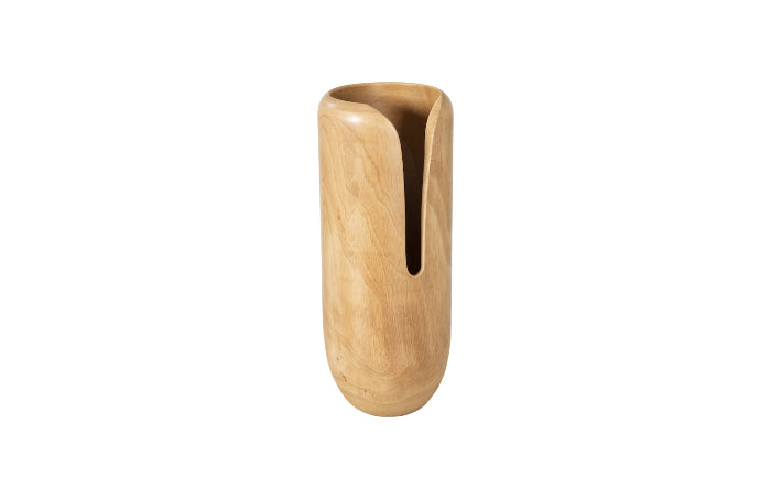 Interval Medium Natural Wood Vase