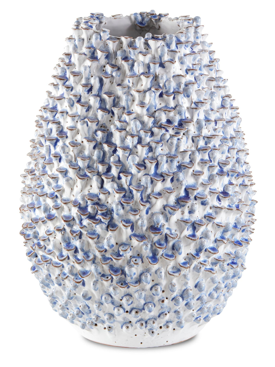 Milione Medium Blue Vase - Blue/White