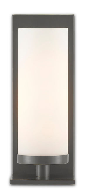 Bournemouth Bronze Wall Sconce - Oil Rubbed Bronze/Opaque Glass