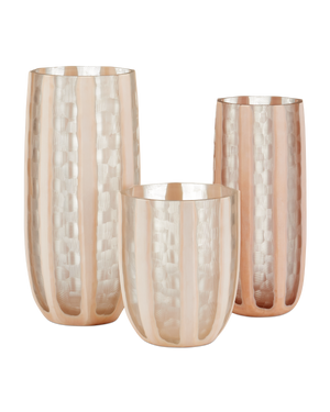 Merletto Glass Vase Set of 3
