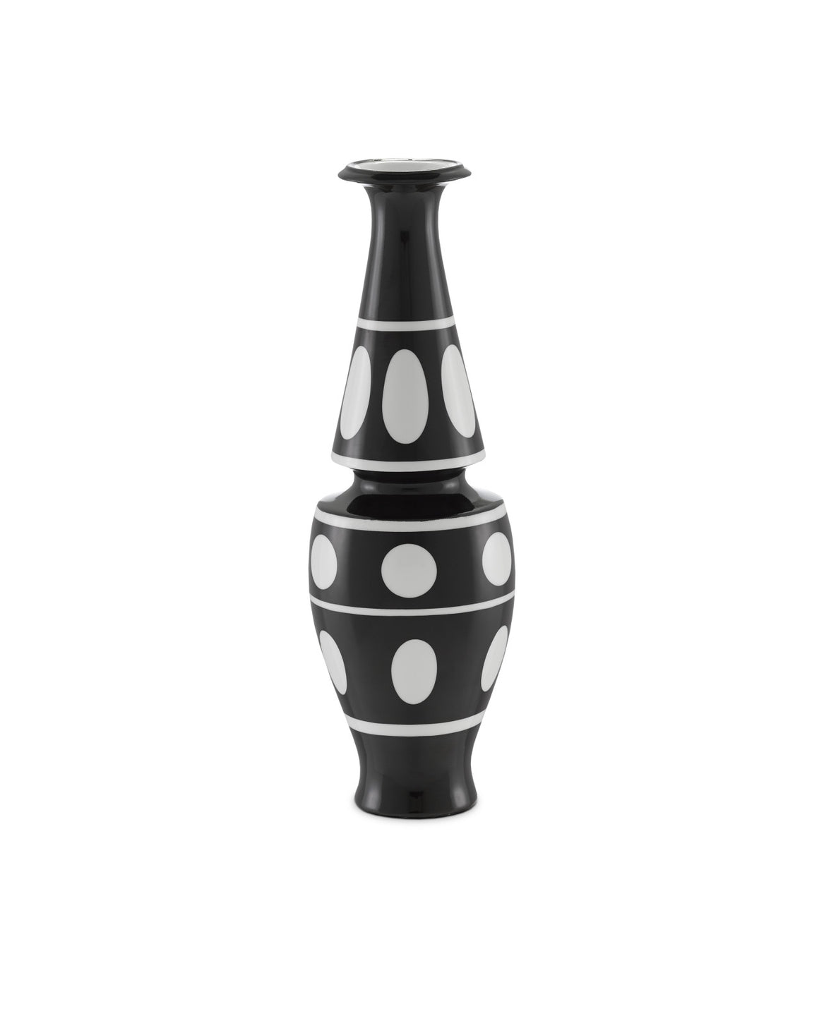 De Luca Black & White Vase