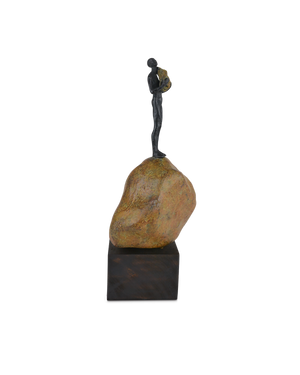 Man on Rock Medium Bronze
