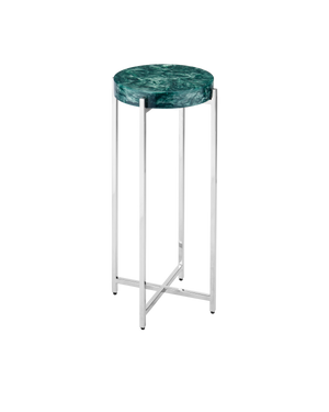 Rina Teal Drinks Table