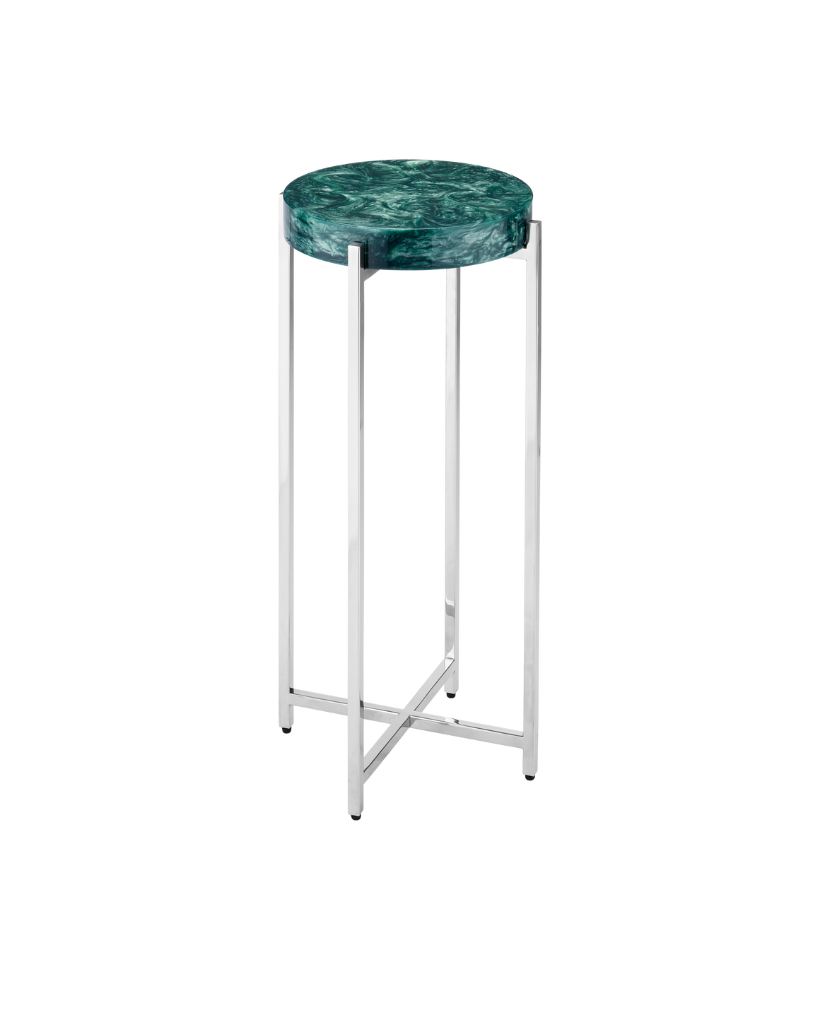 Rina Teal Drinks Table
