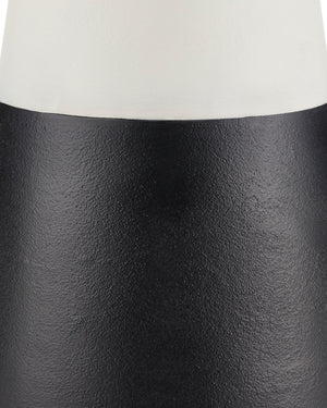 Tondo Black & White Accent Table