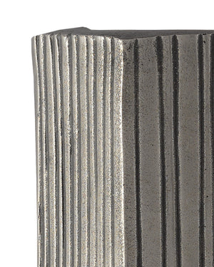 Bavi Large Silver Vase