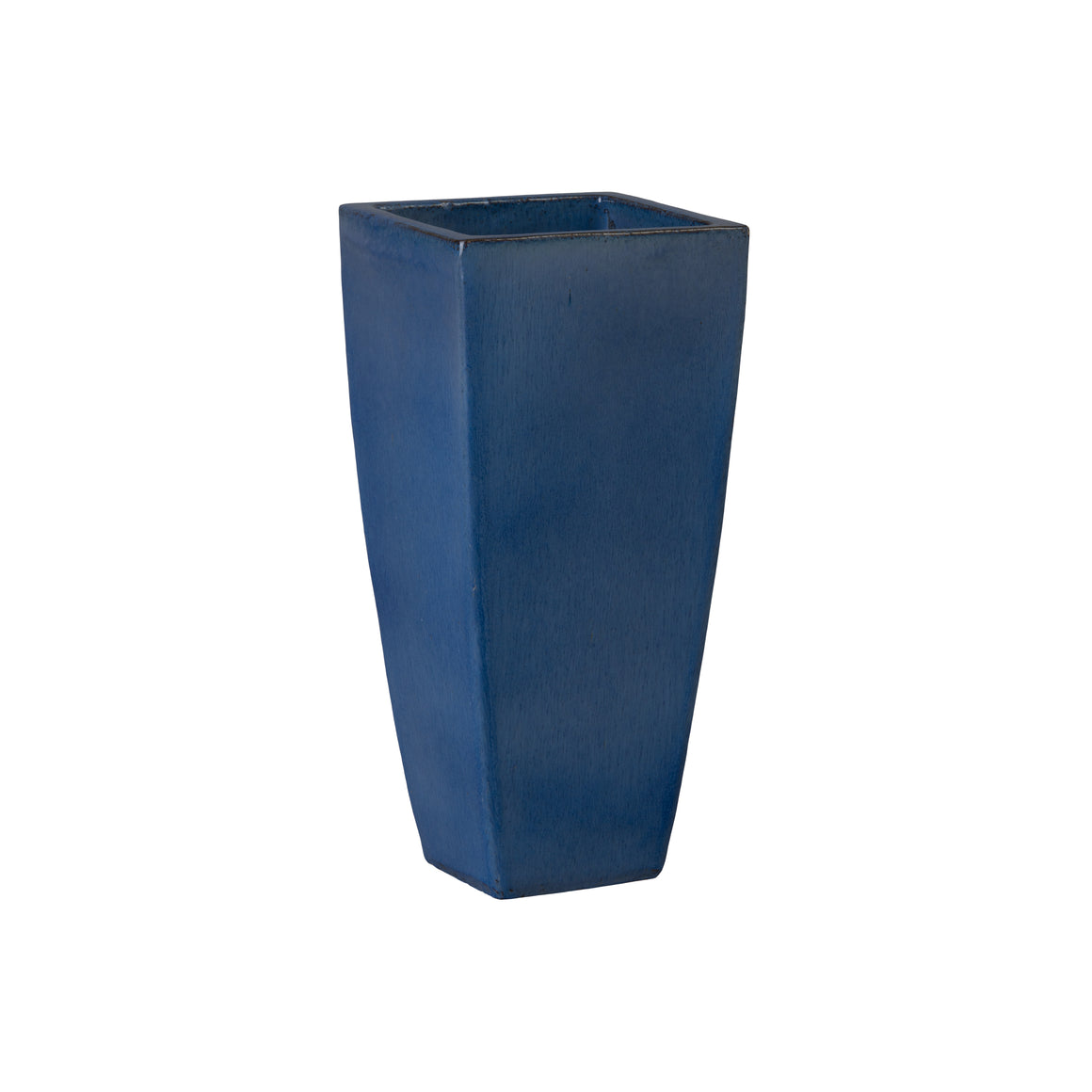 Quad 20 in. Square Blue Snow Ceramic Planter