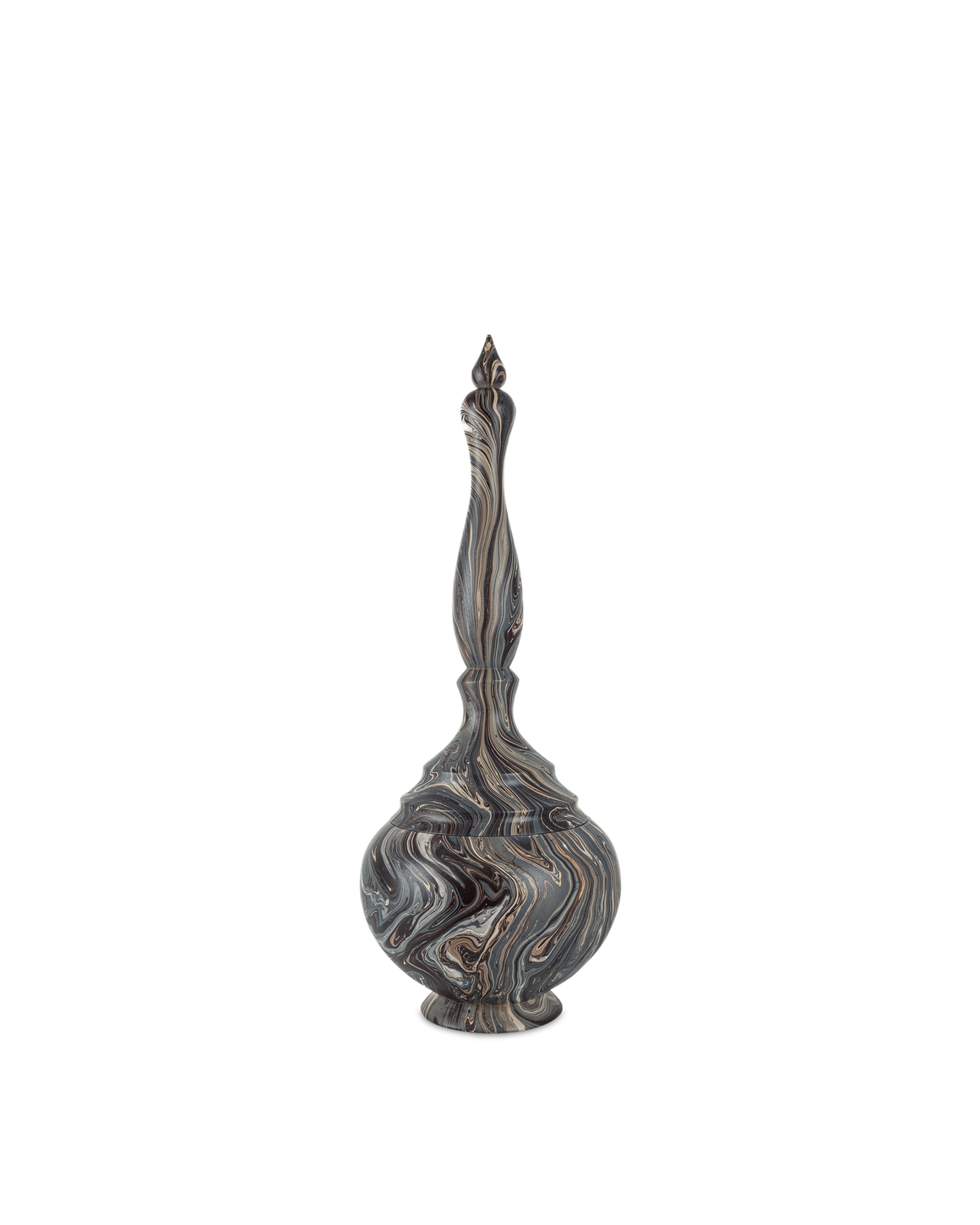 Marbleized Short Turret Box